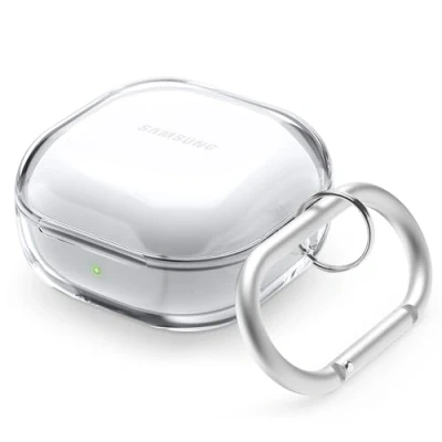 Immagine di elago Cover trasparente compatibile con Samsung Galaxy Buds FE (2023) / 2 Pro (2022) (2021) Live (2020) (trasparente)