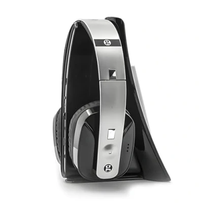 Immagine di Geemarc Opti CL7400 Cuffie amplificate wireless per TV, con connettore ottico, smartphone e PC, perdita dell&#039;udito da bassa a grave