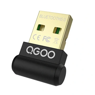 Immagine di QGOO Ricevitore Bluetooth, Mini Trasmettitore Bluetooth 5.0+EDR per Cuffie Altoparlanti, computer desktop laptop, Adattatore Windows 11/10/8.1/8/7