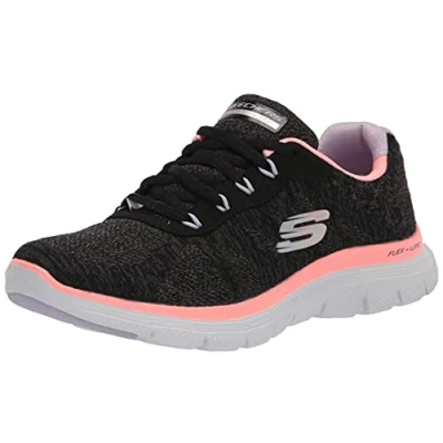 Immagine di Skechers Flex Appeal 4.0 Fresh Move, Scarpe da ginnastica Donna, Corallo Nero, 35 EU