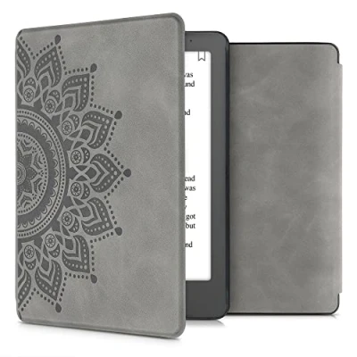 Immagine di kwmobile Custodia eReader Compatibile con Kobo Aura Edition 2 Cover eBook Reader Flip Case Magnetica Pelle PU Sole