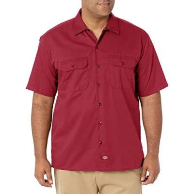 Immagine di Dickies Camicia a maniche corte, Uomo, Rosso (English Red), XX Large (Taglia Produttore: Large)