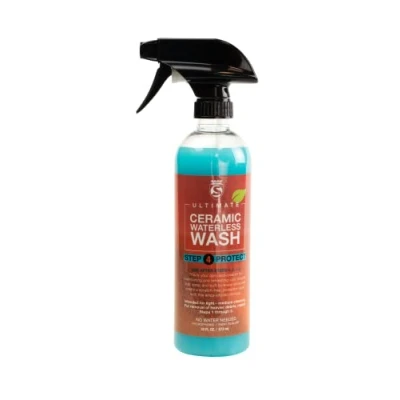 Immagine di SILCA Bicycle SPA Ultimate Ceramic Waterless Wash Flacone spray da 16 once Formulazione SiO2 Profumo Pina Colada Incapsulamento Lavaggio telaio per bicicletta