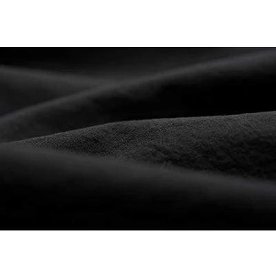 Immagine di L1NK STUDIO Federe Cuscini Letto Cotone 45x155 per Letti di 135 cm (100% Cotone) (Percalle 200 Fili) Negro
