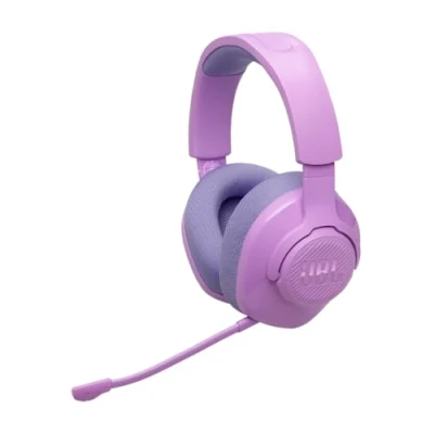 Immagine di JBL Quantum 360 Cuffie Gaming Wireless Over Ear, con Doppia Connessione 2.4GHz/Bluetooth, 22 ore di Autonomia, Compatibilità Multi Platform, Microfono Rimovibile Opzione Mute, Viola