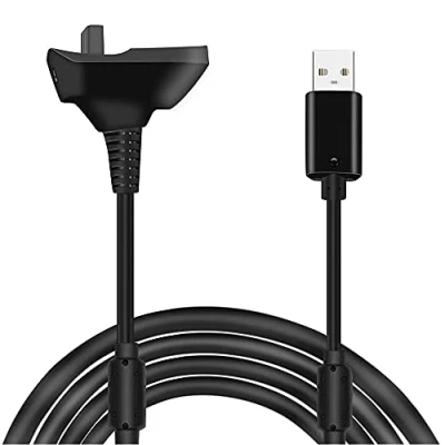 Immagine di MMOBIEL Cavo caricabatterie USB compatibile con controller wireless slim XBOX 360/360 1,8m 4800mAh