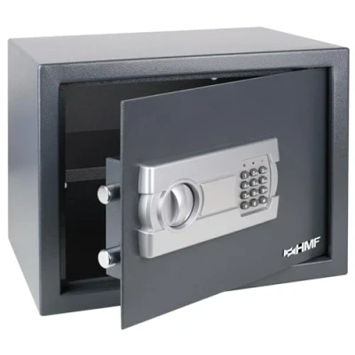 Immagine di HMF 4612312 Cassaforte Mobile, Tresoro con Serratura elettronica 38 x 30 cm, antracite