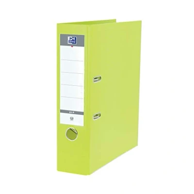 Immagine di Oxford Raccoglitore a leva Smart Pro + A4XL, dorso 80 mm, 2 anelli, copertina in polipropilene, colore: Verde chiaro