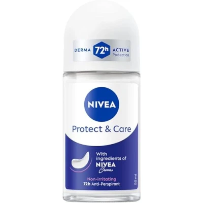 Immagine di NIVEA Pure Invisible Roll On Deodorante in confezione da 6 x 50 ml, antitraspirante, profumato delicato, regola la traspirazione e non lascia residui