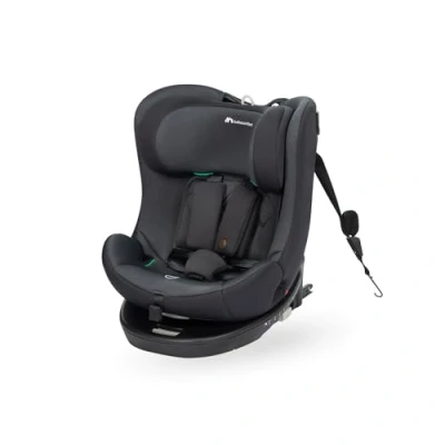 Immagine di BEBE CONFORT EvolveFix i Size Seggiolino Auto 0 36 kg, 360 girevole, 12 anni, 40 150 cm, Isofix, Reclinabile 5 posizioni, Regolabile in Altezza, Top Tether, Tessuti Traspiranti, Tinted Black