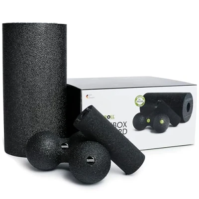 Immagine di Blackroll BlackBox Standard, Set Completo per Allenamento E Rigenerazione Muscolare Unisex Adulto, Nero, 31.6 x 25.4 15.6 cm
