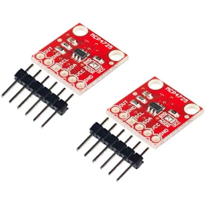 Immagine di TECNOIOT 2pcs CJMCU MCP4725 Scheda di sviluppo del modulo DAC I2C sblocca la risoluzione a 12 bit2pcs Breakout Module Development Board