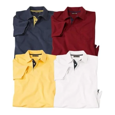 Immagine di ATLAS FOR MEN Confezione da 4 Polos 4XL