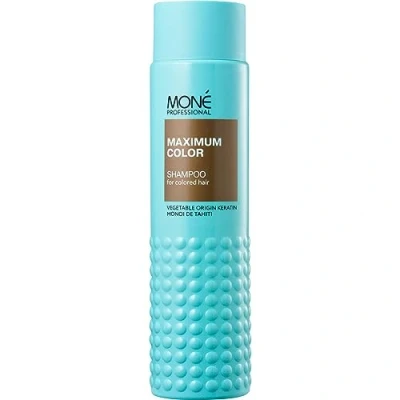 Immagine di MONÉ PROFESSIONAL Shampoo professionale per capelli colorati Extra lucentezza e vivacità del colore Cheratina Rafforza protegge trattati con opachi 300 ml