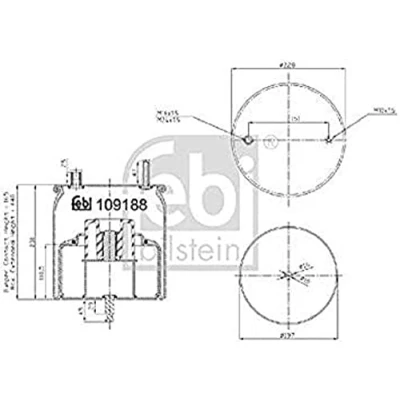 Immagine di FEBI BILSTEIN 109188 Soffietto, Sospensione pneumatica