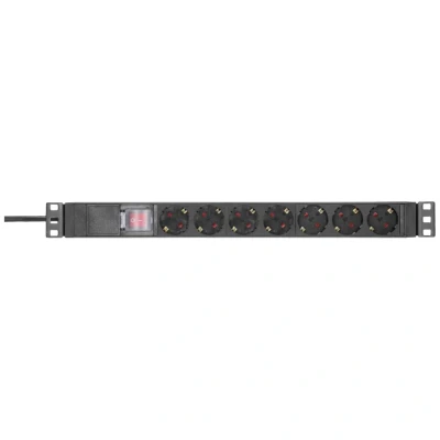 Immagine di Adam Hall 87471 X7 Multipresa per rack 1 U
