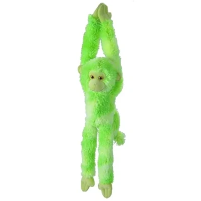 Immagine di Wild Republic Hanging Monkey Vibes Verde, Scimmietta Di Peluche, 56 cm, Regalo Compleanno, Scimmia Imbottitura Realizzata Partendo Da Bottiglie Riciclate