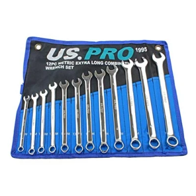Immagine di US PRO Set di chiavi combinate metriche extra lunghe 8 19 mm, 1995