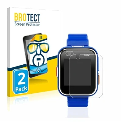 Immagine di brotect Pellicola Protettiva per Vtech Kidizoom Smart Watch DX2 Protezione Schermo (2 Pezzi) [Trasparente, Anti Impronte]