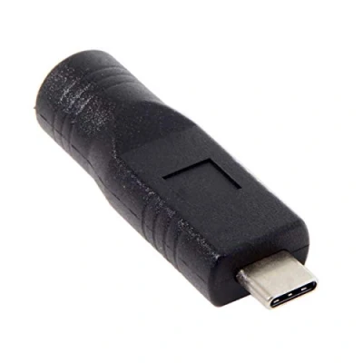 Immagine di CY DC Jack 5,5 2,5 mm ingresso su USB C Type adattatore per cellulare portatile (5,5 mm2,10 C)