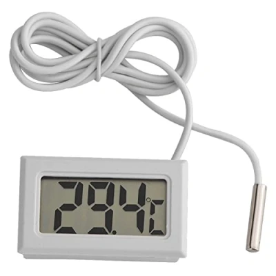 Immagine di VBESTLIFE Termometro Digitale, Mini LED Display Digitale Sensore sonda LCD per Acquario, pollame, Rettile, incubatrice, Serra