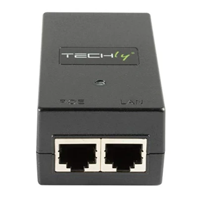 Immagine di Techly 108422 Iniettore Poe 10/100 Mbps Nero