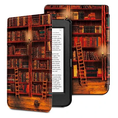 Immagine di FINTIE Custodia per Kobo Nia 2020 Sottile Leggero Cover Protettivo in Similpelle con Auto Sveglia/Sonno Funzione E Reader, Biblioteca