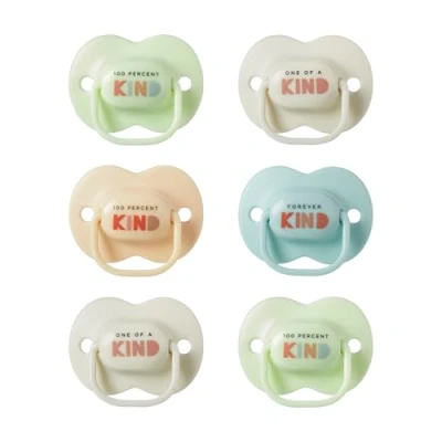Immagine di Tommee Tippee Succhietti Anytime, Design Simmetrico Ortodontico, in Silicone Privo di BPA, 0 6 Mesi, Confezione da