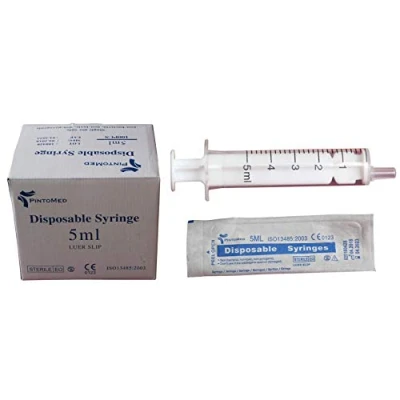 Immagine di Siringa Senza Ago, Cono Luer Eccentrico confezione 50 Pezzi 20 ml, 100 10 ml 5 e 2 (5 ml)
