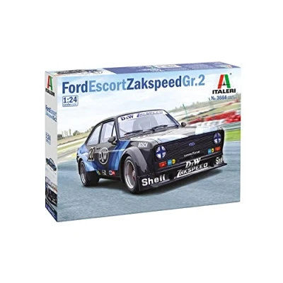 Immagine di Italeri 3664 Ford Escort Zakspeed Gr.2, Scala 1:24, Model Kit, Modello in Plastica da Montare, Modellismo, Multicolore, IT3664