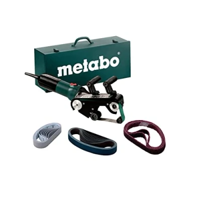 Immagine di Metabo RBE 9 60 Set 602183510 Levigatrice a nastro per tubi 900 W Larghezza 30 mm Lunghezza 533