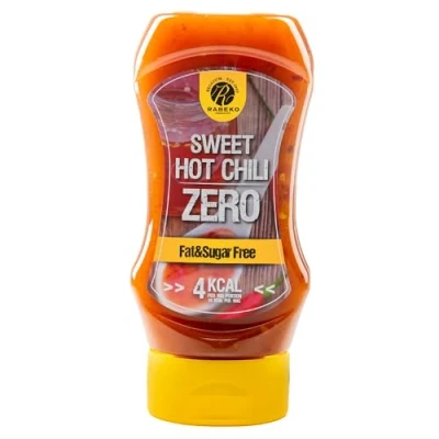 Immagine di Rabeko Zero Salsa peperoncino dolce e piccante, 1 x 350 ml senza zucchero a basso contenuto di grassi prodotti sani carboidrati con meno calorie per insalate