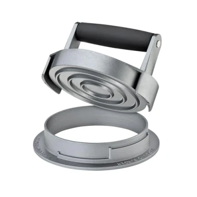 Immagine di Küchenprofi Pressa per hamburger Trio, in acciaio inox 18/8, di colore grigio, KP1066823000