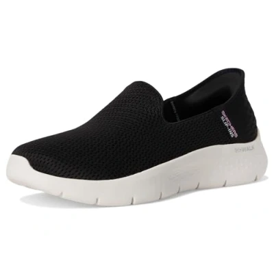 Immagine di Skechers Performance GO WALK FLEX SLIP IN Scarpe da camminata black/white, Donna, Taglia: 39.5, Black/white Tessuto