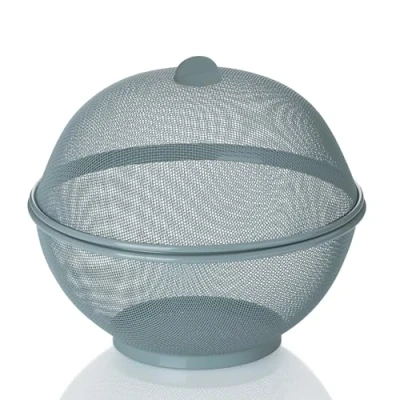 Immagine di Kela Cesto di Frutta Como 26,5x24,5cm Metallo in Grigio, Acciaio, 26.5 x 24.5 cm