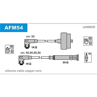 Immagine di JANMOR AFM54 Kit Cavi Accensione