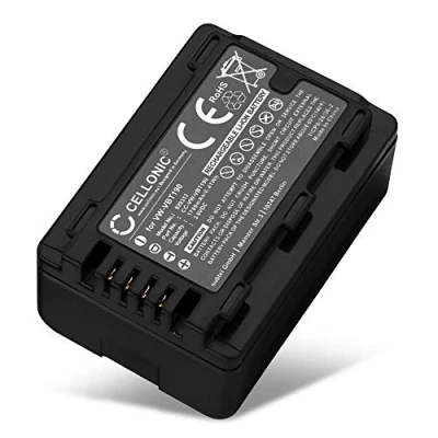 Immagine di CELLONIC Batteria VW VBT190 VKB180 Compatibile con Panasonic HC V180, V777, V380, VX870, W580, V700, SD40, V500, V520, VBT190, VBK180 1780mAh 3.6V 3.7V