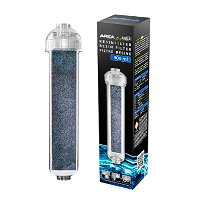 Immagine di ARKA Aquatics Filtro in resina da 300 ml acqua pura rimuove i residui più sottili di silicati, nitrati, ideale per qualsiasi acquario mare e dolce,
