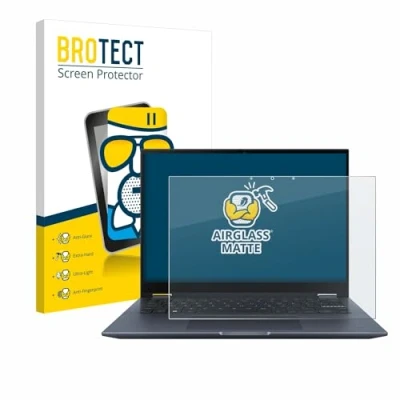 Immagine di brotect Pellicola Vetro Opaca per ASUS Vivobook S 14 Flip TP3402 Protezione Schermo [Anti Riflesso, Durezza 9H]