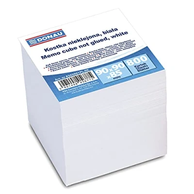 Immagine di DANUBIO 8302001pl 09 Foglietti/ Blocchetto per appunti Box, 90 X 85 mm, 800 fogli, bianco