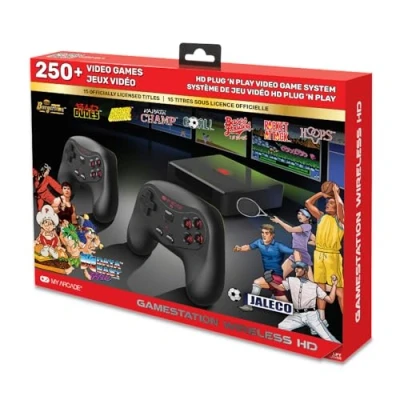 Immagine di MY ARCADE Gamestation Wireless HD, Successi di Data East &amp; JInclusi e 250 Giochi Retrò