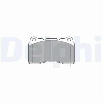 Immagine di DELPHI LP3575 Kit pastiglie freno con segnalatore acustico usura lamierino anticigolío senza accessori HONDA: CIVIC 10, 9