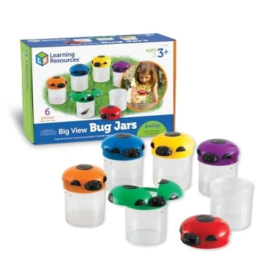 Immagine di Learning Resources Barattoli per insetti jumbo Primary Science (set da 6)