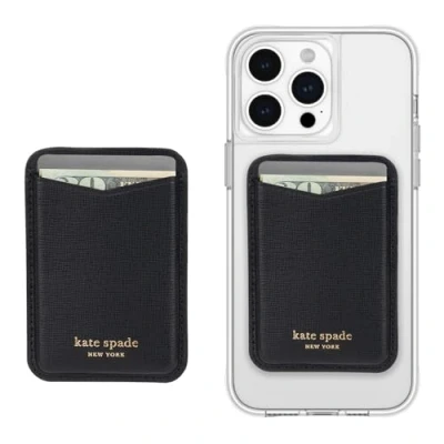 Immagine di Kate Spade New York Portafoglio/porta carte magnetico compatibile con MagSafe Wallet Nero