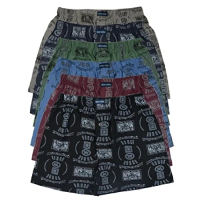 Immagine di 6 Boxershort 100% Cotone, Articolo: con Intervento SET02, Misura: M 5