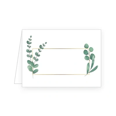Immagine di Edition Seidel 50 segnaposto di alta qualità per matrimonio, compleanno, battesimo, comunione, cresima, nozze d&#039;argento, d&#039;oro, festa