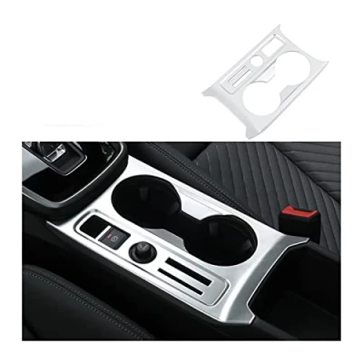 Immagine di URAGER Controllo Telaio Decorazione Interni in Fibra Carbonio Console Centrale Pannello Cambio Coperture Adesivi Trim per A3 8Y A3L (2021) Accessori LHD Copertura Trim(A Model Silver)