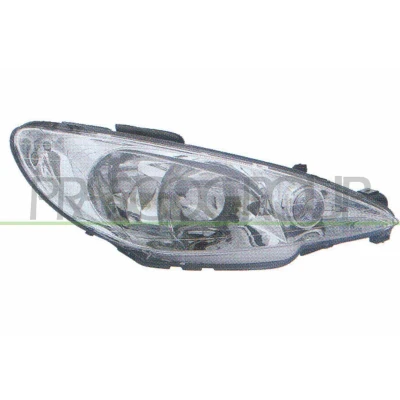 Immagine di PRASCO PG0094903 fari Dx H7/H7 senza motore regolazione assetto PEUGEOT: 206 Hatchback, SW