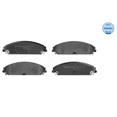 Immagine di MEYLE 025 241 6417/W Kit pastiglie freno ORIGINAL Quality Assale anteriore con segnalatore acustico usura lamierino anticigolío