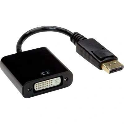 Immagine di Value Displayport / DVI Cavo adattatore Spina DisplayPort, Presa D 24+1pol. 0.15 m Nero 12.99.3137